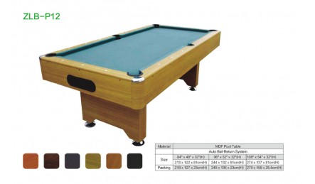MDF中纤板台球桌SZX-P12