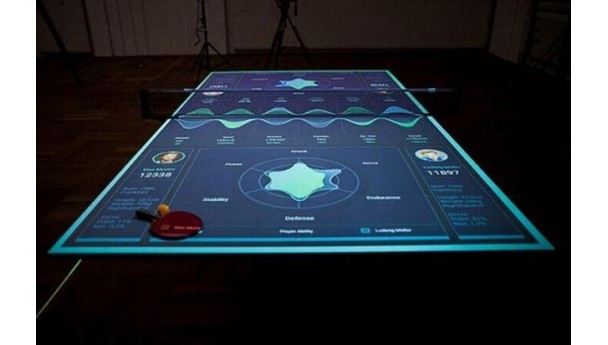 乒乓球桌也能玩黑科技，玩家们该忍不住兴奋！